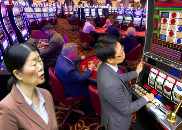 How casinos regulate slot machine payouts.
