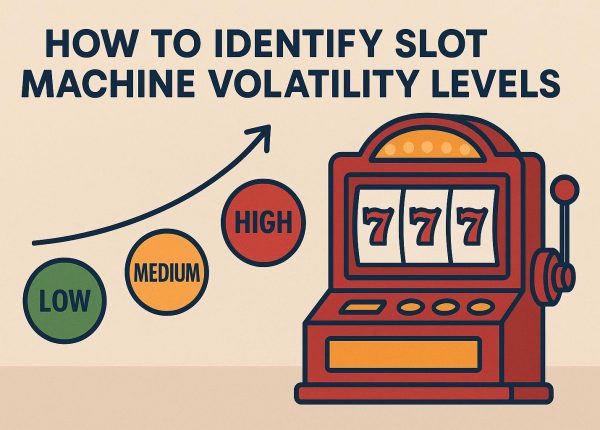 How to identify slot machine volatility levels.