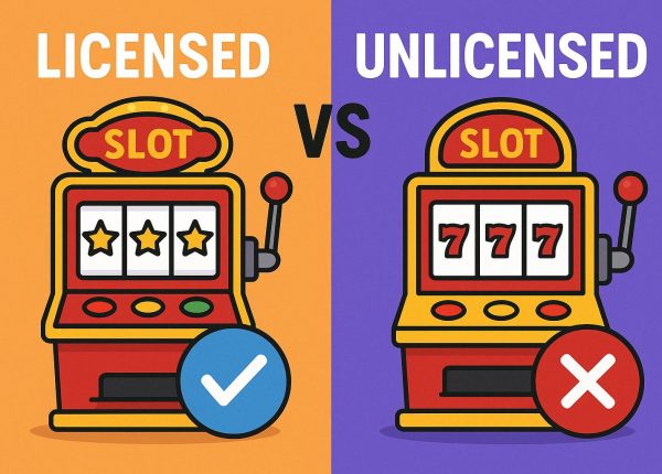 The differences between licensed and unlicensed slot games.
